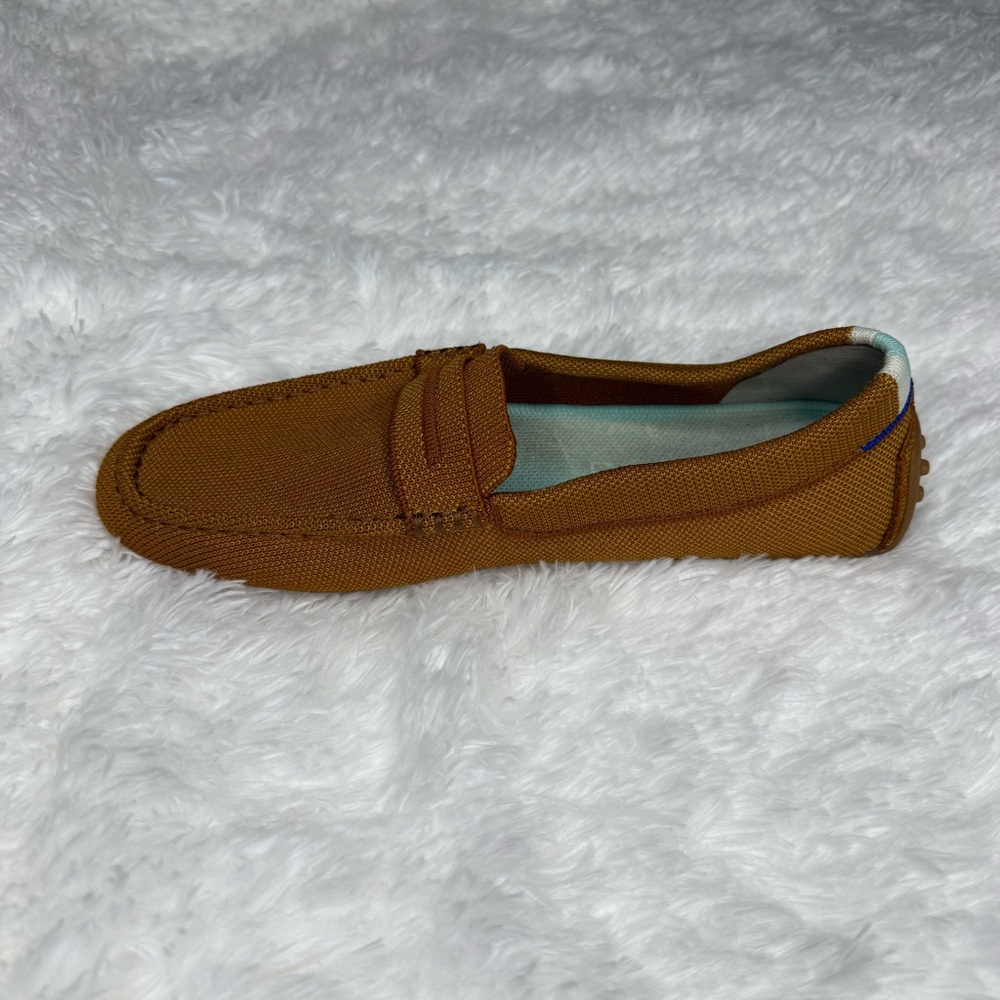 Rothy's The Driver Driving Loafer Slip On Shoe Flat Cognac Tan Women's Sz 9.5 - Picture 10 of 12